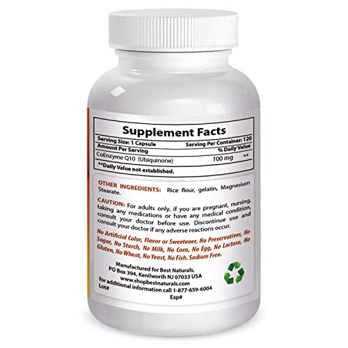 Best Naturals COQ10 100 mg 120 Capsules Best Naturals buy supplements canada