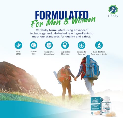 1 Body Brain Supplements for Memory and Focus - Support Healthy Brain 1 Body buy supplements canada