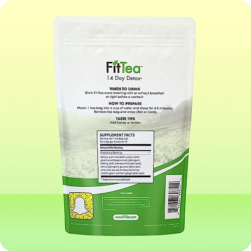 The ORIGINAL FitTea 14 Day Detox Tea for Weight Loss and Belly Fat - Detox Cleanse FitTea buy supplements canada