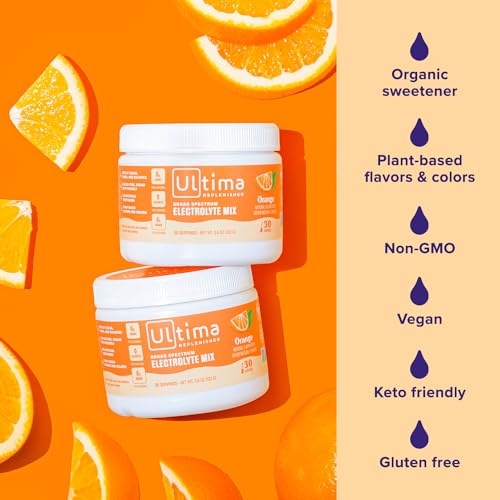 Ultima Replenisher Daily Electrolyte Drink Mix – Orange, 30 Servings – Hydration Powder Ultima Replenisher buy supplements canada