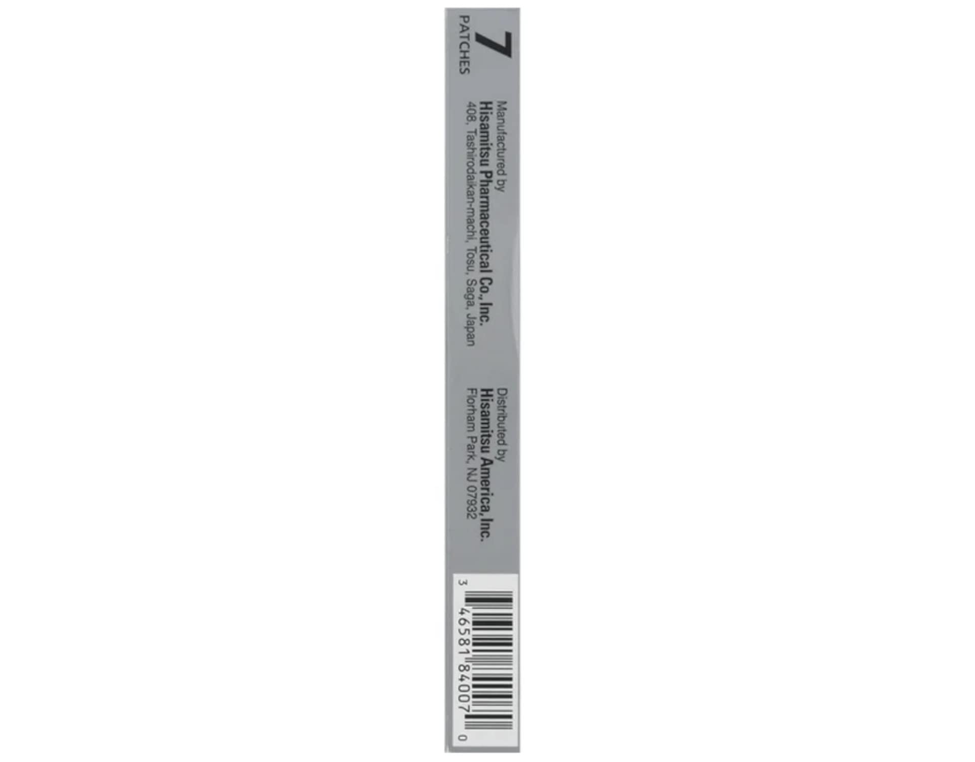 Salonpas Temporary Pain Relieving Flex Patch with Lidocaine 4%, Maximum OTC Strength, Stretchable Thin Fabric, Strong Adhesion, Contours to Body, Apply for Up to 8 Hours 7 ct (Pack of 2) Salonpas buy supplements canada