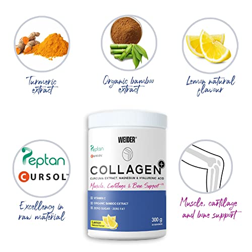 Weider Collagen Plus. Powder Preparation with Collagen peptides (Peptan), hyaluronic Acid Weider buy supplements canada