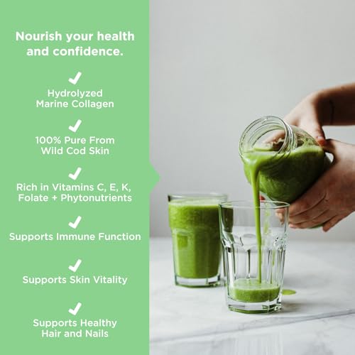 JSHealth Super Greens Powder - Greens & Collagen Powder - Superfood Powder with Marine Collagen Peptides JSHealth buy supplements canada