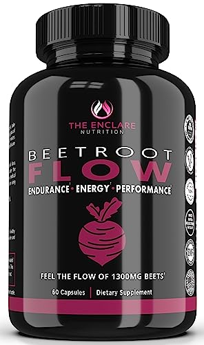 Beet Root Capsules Organic Beet Root Powder 1300mg | Natural Nitric Oxide Booster THE ENCLARE NUTRITION buy supplements canada