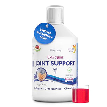 Swedish Nutra Joint Support Collagen - Pack of 500ml, 33 Day Supply | Berry Flavour | with Vitmain C & Glucosamine Swedish Nutra buy supplements canada