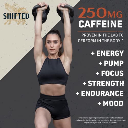SHIFTED Premium Pre Workout Powder, Energy & Focus Supplement with Creatine Monohydrate SHIFTED buy supplements canada