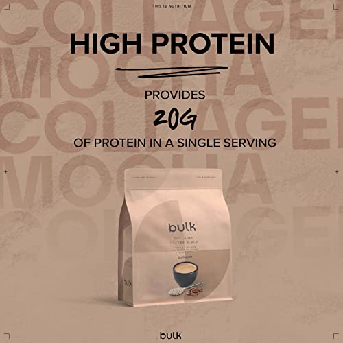 Bulk Collagen Coffee, High Protein, Black, 500 g Bulk buy supplements canada