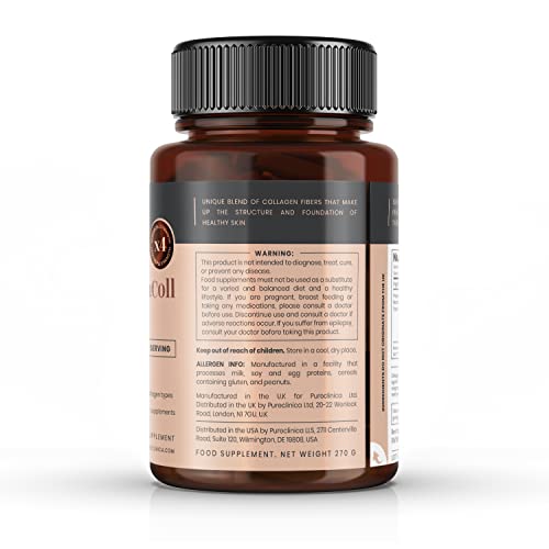 UltraColl Marine Collagen 1000mg x 180 tablets (6 months supply). The only patented anti-aging collagen types I, II, III, and VII. Pureclinica buy supplements canada
