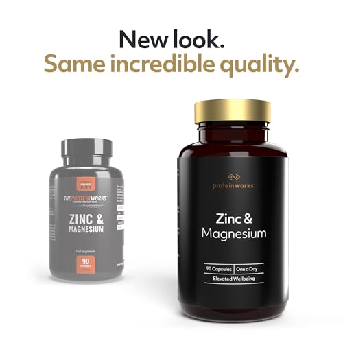 Protein Works - Zinc & Magnesium Supplement Tablets |Added Vitamin B6 | Combats Tiredness & Fatigue Protein Works buy supplements canada