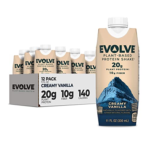 Evolve Plant Based Protein Shake, Vanilla Bean, 20g Vegan Protein, Dairy Free Evolve buy supplements canada