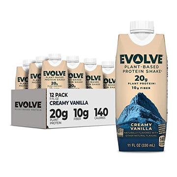 Evolve Plant Based Protein Shake, Vanilla Bean, 20g Vegan Protein, Dairy Free Evolve buy supplements canada