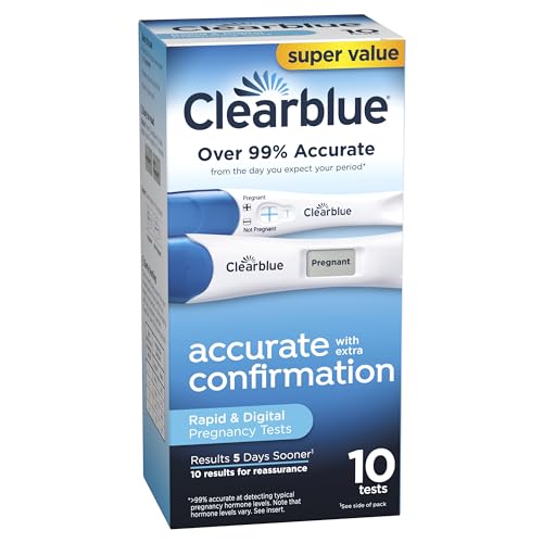 Clearblue Pregnancy Test Combo Pack, 10ct - Digital with Smart Countdown & Rapid Clearblue buy supplements canada