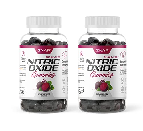 Snap Supplements Nitric Oxide Beet Root Gummies - Support Healthy Blood Circulation Snap Supplements buy supplements canada