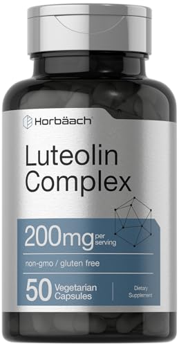 Luteolin Complex with Rutin | 50 Capsules | Vegetarian, Non-GMO & Gluten Free Flavonoid Horbäach buy supplements canada