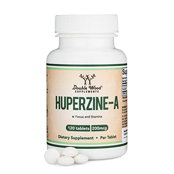 Huperzine A 200mcg (Third Party Tested) Manufactured in The USA, 120 Tablets, Brain Double Wood Supplements buy supplements canada