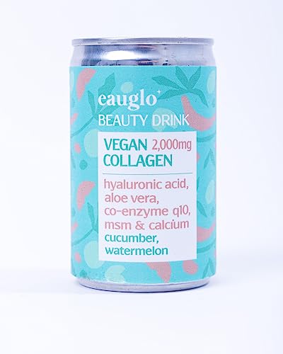 Eauglo- Cucumber & Watermelon Vegan Collagen Beauty Drink, Anti-Ageing & Radiant Skin EauGlo buy supplements canada