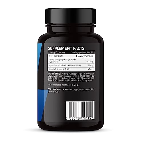 Marine Collagen Supplement 1200mg with Hyaluronic Acid & Vitamin C Hydrolysed Peptides Powder MAX VITA MAXIMUM VITALITY buy supplements canada
