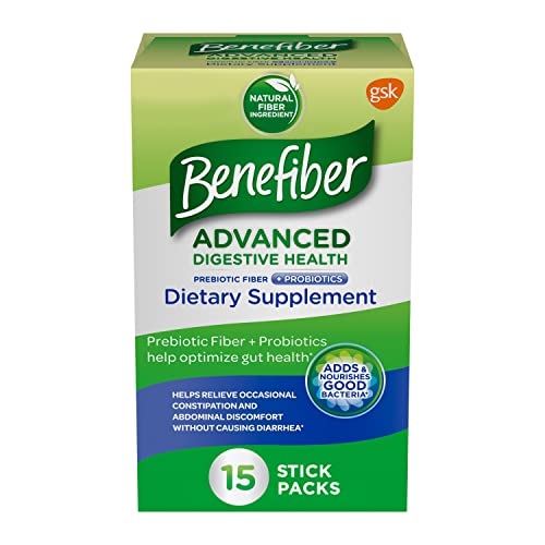 Benefiber Advanced Digestive Health Prebiotic Fiber Supplement Powder with Probiotics Benefiber buy supplements canada