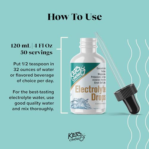 Keto Chow - Electrolyte Hydration Drops - Keto Diets & Intermittent Fasting - Immune Support Keto Chow buy supplements canada