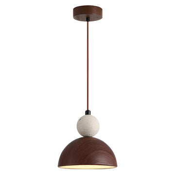 BOKT Wabi Sabi Pendant Light Nordic LED Ceiling Hanging Light Modern Natural Stone Pendant Light Adjustable Dimmable Walnut Mini Chandelier for Dining Room Living Room BOKT buy supplements canada