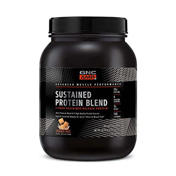 GNC AMP Sustained Protein Blend | Targeted Muscle Building and Exercise Formula GNC buy supplements canada