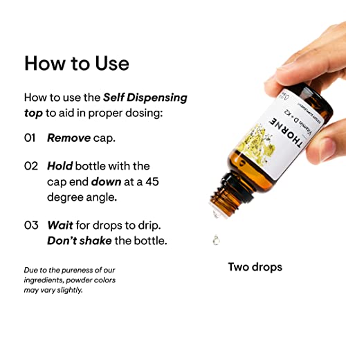 THORNE Vitamin D + K2 Liquid with a metered Dispenser - Vitamins D3 and K2 to Support THORNE buy supplements canada
