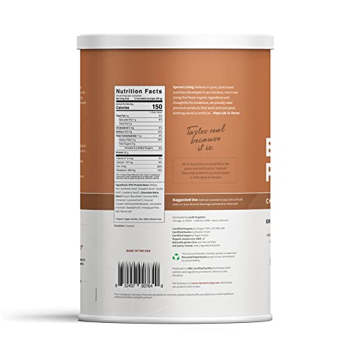 Sprout Living Epic Protein, Plant Based Protein & Superfoods Powder, Chocolate Maca Sprout Living buy supplements canada