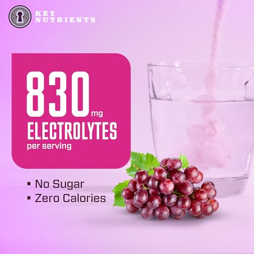 KEY NUTRIENTS Multivitamin Electrolytes Powder Packets - Fruity Grape 20 Pack KEY NUTRIENTS buy supplements canada