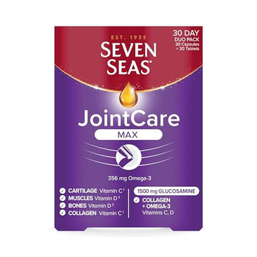 Seven Seas JointCare Max, With High-Strength Glucosamine plus Omega-3, Collagen Seven Seas buy supplements canada