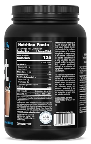 PEScience Select Low Carb Protein Powder, Chocolate Truffle, 27 Serving, Keto Friendly PEScience buy supplements canada