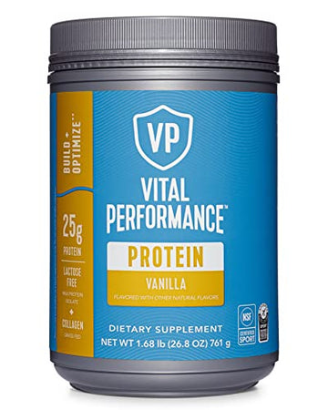 Vital Performance Protein Powder, 25g Lactose-Free Milk Protein Isolate Casein & Whey Vital Proteins buy supplements canada