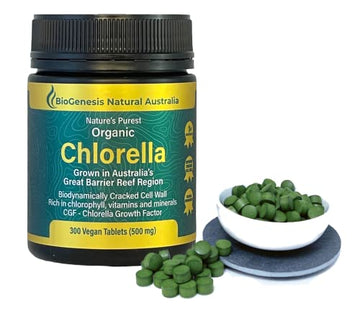 Biogenesis Organic Chlorella Tablets | Australian Grown | Chlorophyll-Rich Biogenesis buy supplements canada