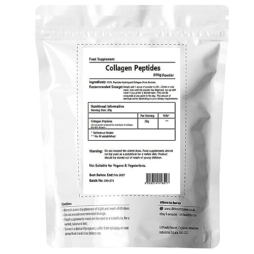 250g UKHealthHouse Collagen Powder, Bovine Collagen Peptides Powder UKHealthHouse buy supplements canada