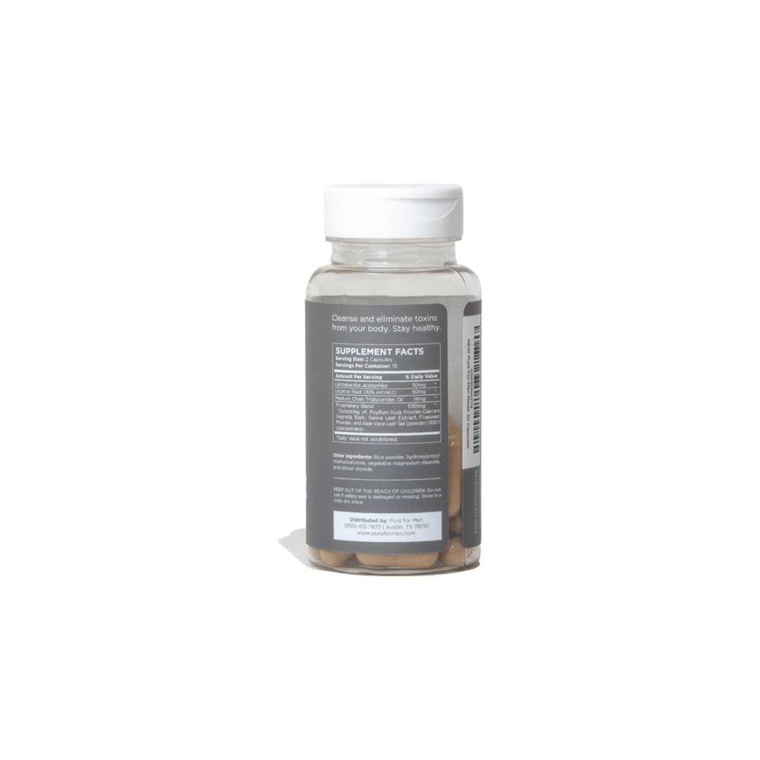 Pure for Men Detox Supplement, Reset | Promotes Digestive & Gut Health Pure for Men buy supplements canada