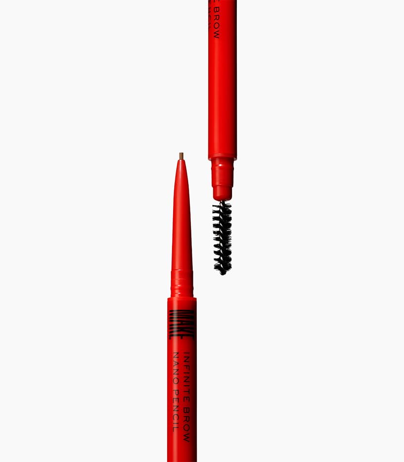 MAKE Beauty Nano Brow, Micro Eyebrow Pencil. Long-Lasting Smudgeproof Eye Brow Makeup for Hairlike Lines. Precision Liner for Natural-Looking Eyebrows - Shade, Warm Taupe MAKE buy supplements canada