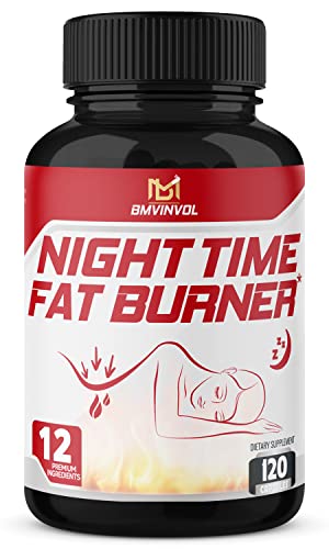 BMVINVOL Night Time Fat Burner 120Capsules, 12-in-1 Powerful Blend of Green Tea BMVINVOL buy supplements canada