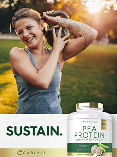 Carlyle Pea Protein Powder with BCAA'S 7lb | Unflavored | 29G Protein | Non-GMO, Gluten Carlyle buy supplements canada