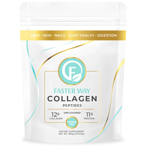 FASTer Way to Fat Loss, Unflavored, 360g Grass-Fed Beef Collagen Peptides for Skin FASTer Way to Fat Loss buy supplements canada