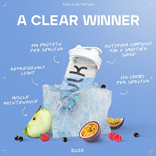 Bulk Clear Whey All in One, Protein Powder Shake, Blue Raspberry, 500 g Bulk buy supplements canada