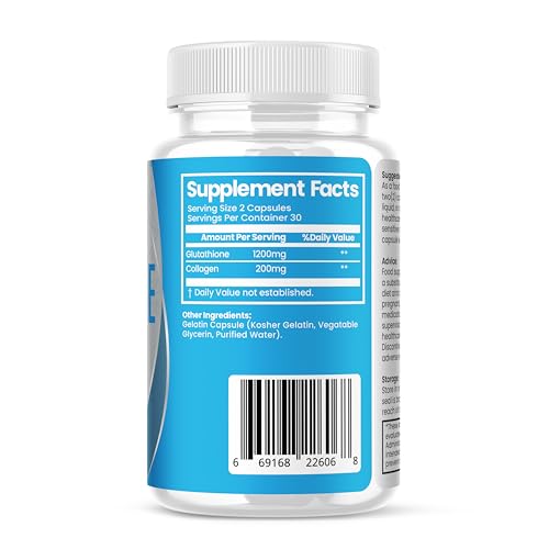 Glutathione Capsules Skin Whitening, Collagen, Unreduced Glutathione Skin Whitening Lidoque buy supplements canada