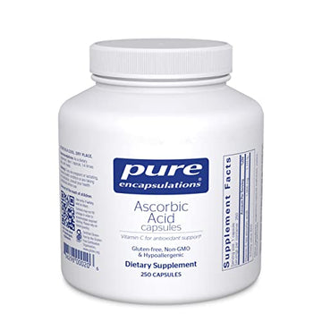 Pure Encapsulations Ascorbic Acid Capsules | Vitamin C Supplement Pure Encapsulations buy supplements canada