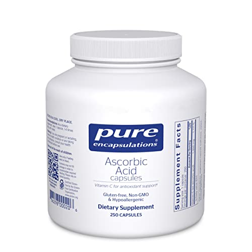 Pure Encapsulations Ascorbic Acid Capsules | Vitamin C Supplement Pure Encapsulations buy supplements canada