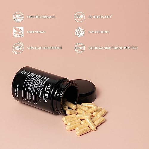 Alteya Organics Beauty Prebiotics + Probiotics and Rose Extracts, Skin Beauty from Within Supplement Alteya Organics buy supplements canada