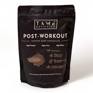 Vegan Post Workout Protein Powder | Dark Chocolate | 301g | Tame Nutrition Tame Nutrition buy supplements canada