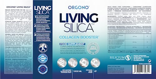 Orgono Living Silica Collagen Booster Liquid | Vegan Liquid Silica Supplement Collagen Booster Orgono Living Silica buy supplements canada