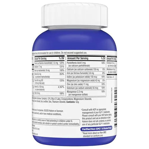 Centrum Nutrient Replenish GLP-1 Nutrition Support Multivitamin for Whole Body Health and Appearance - 180 Tablets, 6 Month Supply Centrum buy supplements canada