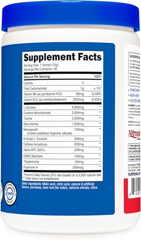 Nutricost Pre-C Pre-Workout Complex with Creatine (Fruit Punch | 30 Servings) Powder Nutricost buy supplements canada