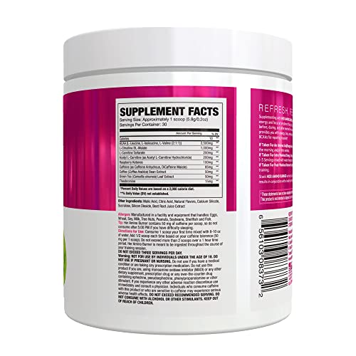 Her Thermogenic Amino Women's Pre Post & Intra Workout Booster (Strawberry Kiwi,30 Servings) NLA for Her buy supplements canada