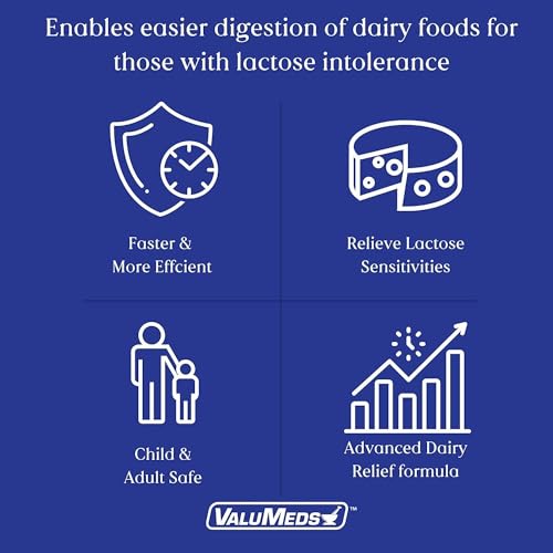 ValuMeds Fast Acting Dairy Relief Lactose Enzymes, 120 Softgels, Help Prevent Gas ValuMeds buy supplements canada