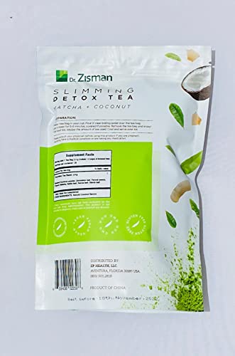 Dr. Zisman ZT Slimming - Matcha-Coconut Detox Blend, Weight Loss Tea with Antioxidant Effects Dr. Zisman ZT Slimming Tea buy supplements canada